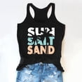 thumbnail image 1 of Fshinging Basic Cute Women Tank Top Racerback Summer Casual Loose Fit Camisole Workout Beach Shirts Slim White XXL, 1 of 3