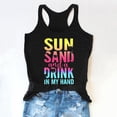 thumbnail image 1 of Fshinging Basic Cute Women Tank Top Racerback Summer Casual Loose Fit Camisole Workout Beach Shirts Slim Yellow M, 1 of 3