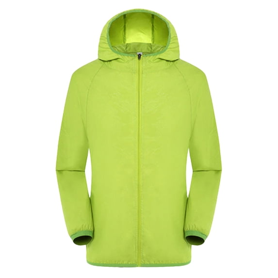 Men Autumn And Winter Casual Windproof Ultra-Light Rainproof Windbreaker Top Jacket