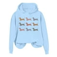 thumbnail image 1 of Fshinging Oversized Hoodie Womens Sweatshirts Long Sleeve Cute Cartoon Dog Print Casual Slim Fall Winter Clothes, 1 of 3