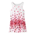 thumbnail image 1 of Fshinging Summer Dresses For Girls 2025 Floral Embroidery Sleeveless Ruched A-Line Casual Party Princess Formal Dress, 1 of 3