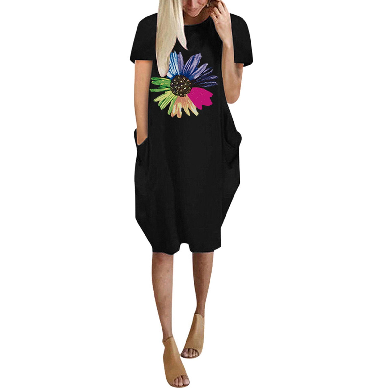 MINI BAT Maxi Top Mini Dress, Oversize Batwing Sleeves Shape, Must Have, Cotton Jersey Top, Handmade In More Colors, Soft And Stretch - Foto 10