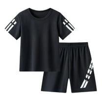 Fshinging T-Shirt and Shorts Outfit Set For Toddler Boy Baby Unisex Spring Sports Tshirt Boys Outfit Size 18-24 Months