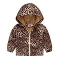 thumbnail image 1 of Fshinging Toddler Boy Girl Hooded Clothes Colorful Camouflage Flower Car Leopard Print Long Sleeve Zipper Children&nbsp;Kids Outwears, 1 of 3