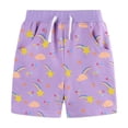 thumbnail image 1 of Fshinging Toddler Boys Summer Shorts Colorful Rainbow Star Print Flower Short Pants With Pockets Child Kids Clothes Size 1-2 Years, 1 of 1