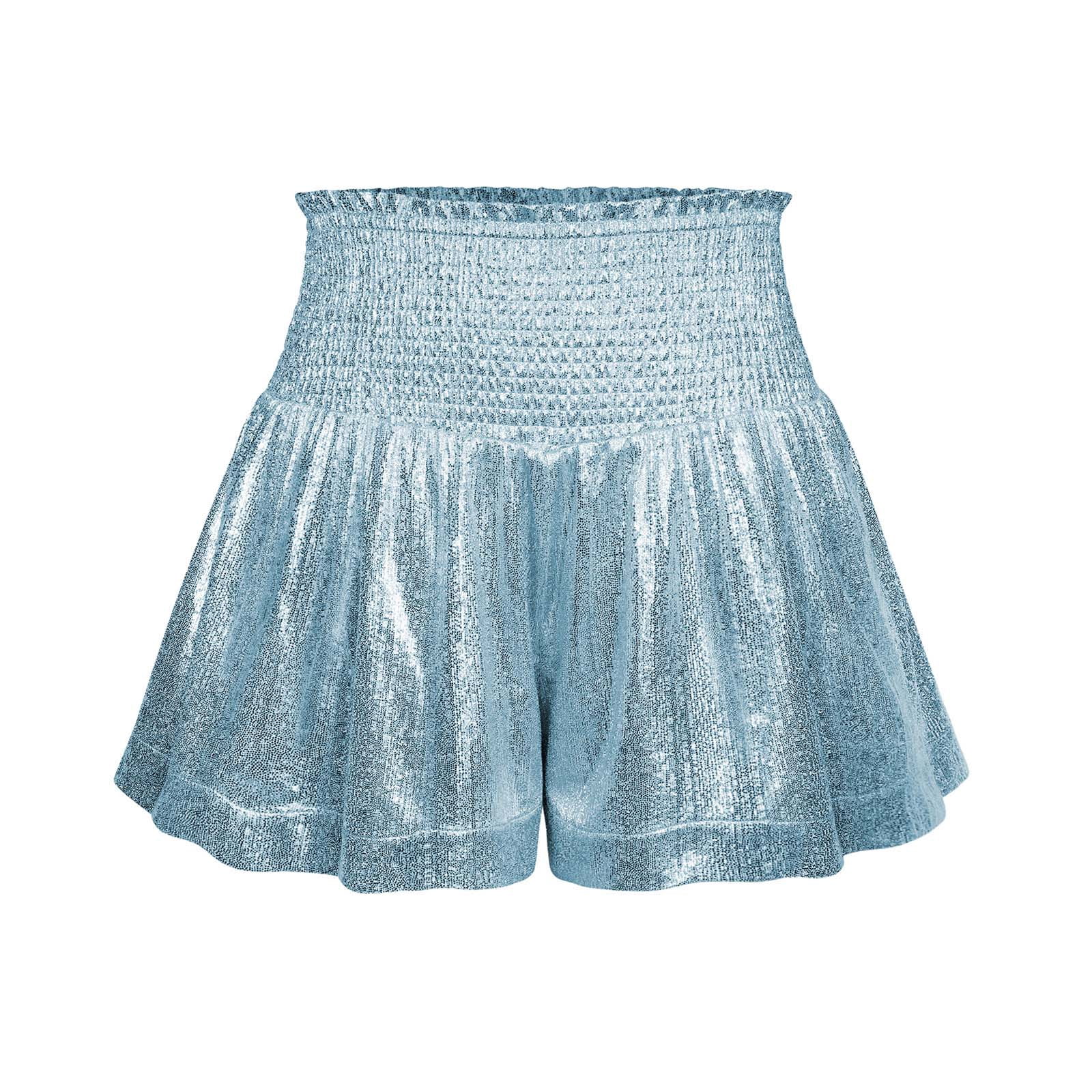 Short Cloth Fshinging Women Cut Off Shorts Summer Sport Casual Pleated Ruffle Cute ...