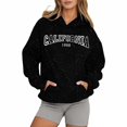 thumbnail image 1 of Fshinging Women Oversized Sweatshirt Hoodies Glitter Long Sleeve Sparkle Stars Galaxy Loose Fit Fall Clothes, 1 of 3