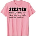 thumbnail image 1 of Fshinging Women's Fashion Casual Top Seester Short Sleeved Pullover Round Neck Top 1, 1 of 3