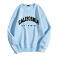 thumbnail image 1 of Fshinging Womens Casual Long Sleeve Graphic Tee Shirts Crew Neck Sweatshirts Pullover Tops For Women, 1 of 5