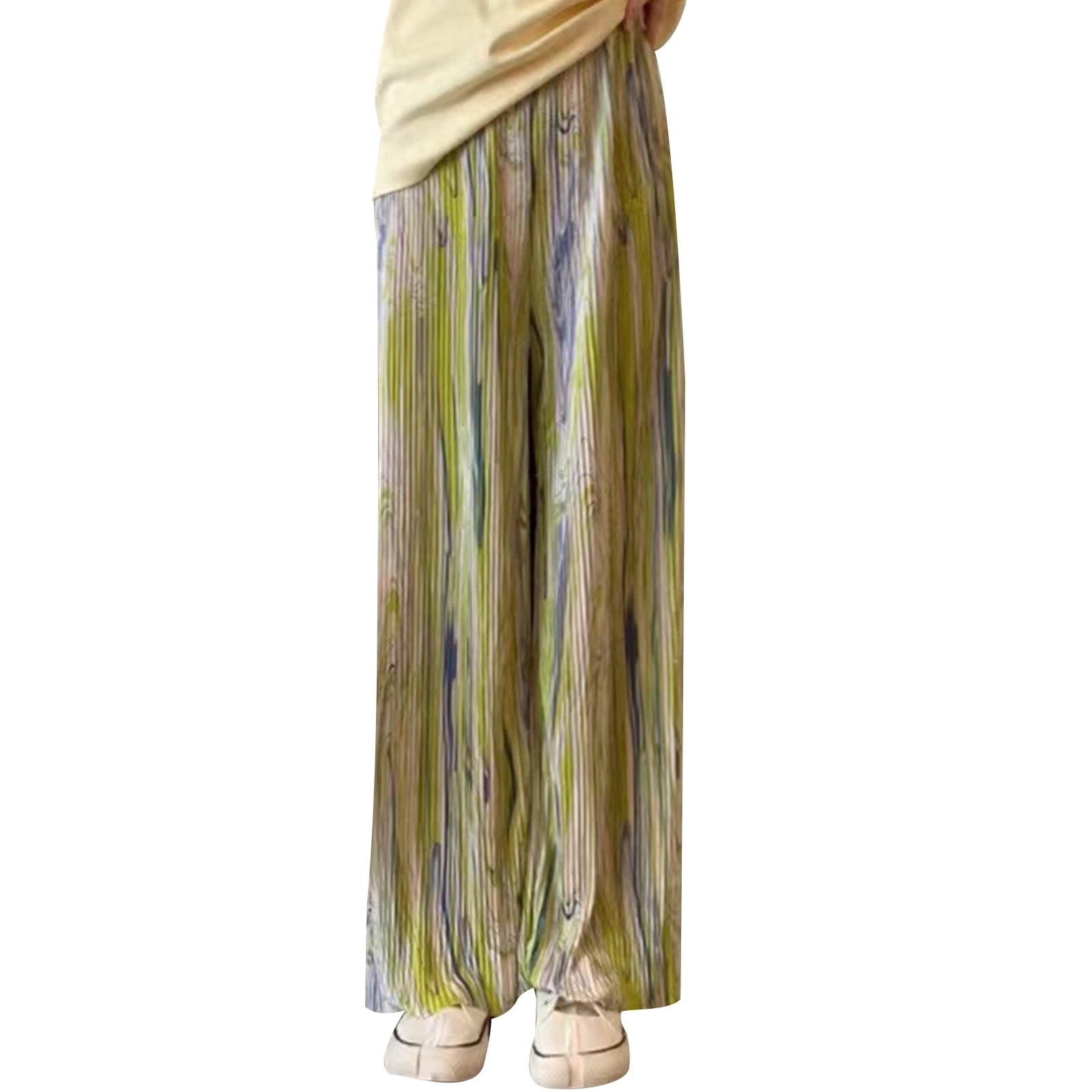 Gray Tied Elastic High Waist Pleated Detail Solid Sweatpants
