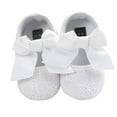 thumbnail image 1 of Baby Girl Fashion Embroidered Shoes Soft Sole Toddler Shoes Bow Princess Shoes Baby Shoes for Girls Size 3, 1 of 8