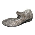 thumbnail image 1 of Jelly Shoes Toddler Kids Wedge Sandals Girls Party Dance Princess Baby Shoes Little Girl Shoes Size 12, 1 of 4