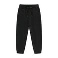 thumbnail image 1 of Fshiont Girls Fleece Lined Leggings Toddler Kids Winter Warm Basic Full Length Pants Black 110, 1 of 4