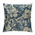 Fsmy Throw Pillow Cover Bouquet Vintage English Birds Garden Bud Love