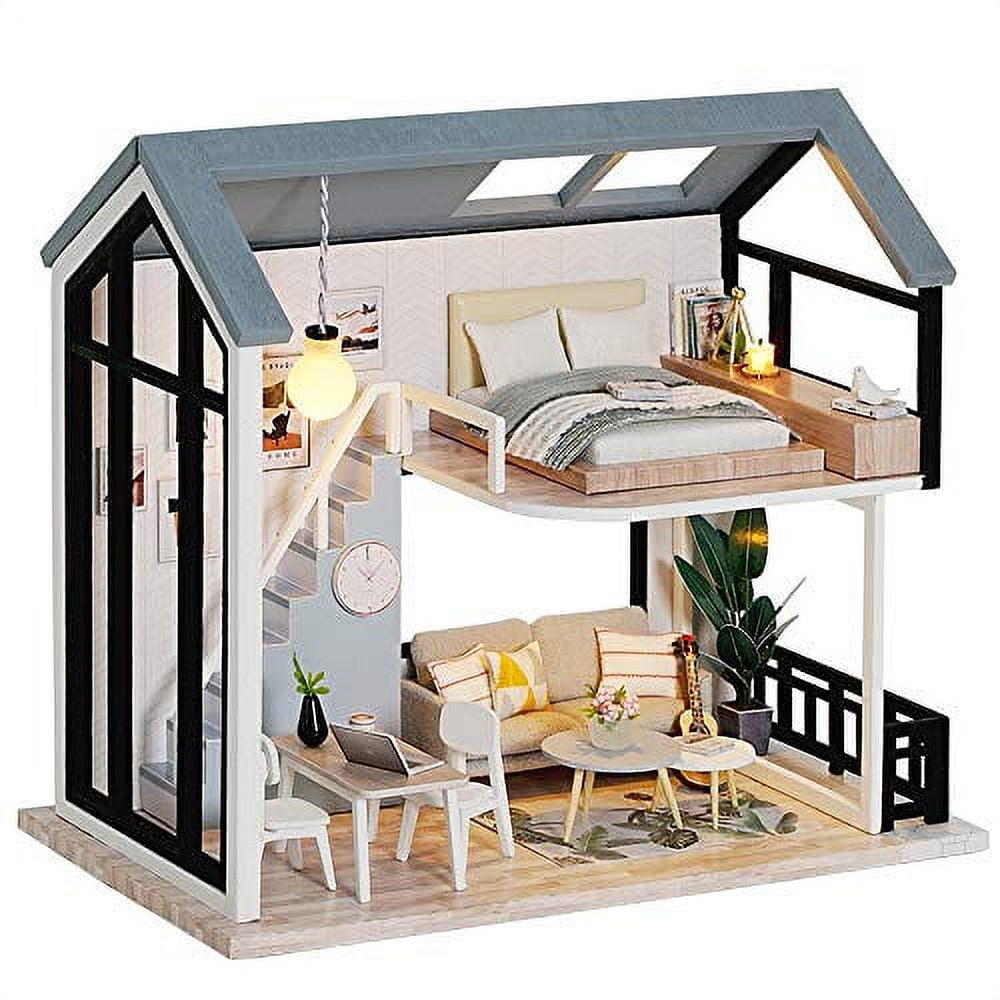 Diy Miniature Dollhouse Kit, Miniature Doll House