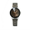 thumbnail image 1 of Fsqjgq 2pcs Couple Watches for Men Women Black Dial Stainless Steel Strap Quartz Wrist Watch, 1 of 9