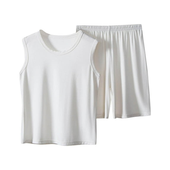 Fsqjgq 5T Fall Outfits for Girls Cute Girls Clothes Toddler Boys Girls Summer Short Sleeve Plain Tops Shorts Fashion for Children Clothes Sets Kids Clothes Baby Girl Outfit Set Kids Sets Size 120