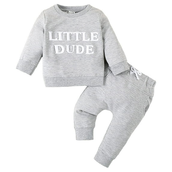 Fsqjgq Baby Boy Clothes 24M Boys' Fashion Outfits Children's Thermal Underwear Set with Three Of Cotton and Thickened Fabric Fall and Winter Home Wear Baby's Clothing Clothes Set Clothes For Kids