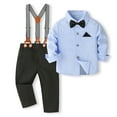 thumbnail image 1 of Fsqjgq Baby Boy Clothes 4Y Boys Fashion Pajama Children's Thermal Underwear Set with Three Of Cotton and Thickened Fabric Fall and Winter Home Wear Baby's Clothing Clothes Set Boy Outfits, 1 of 6