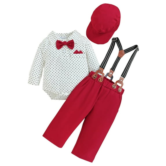 Fsqjgq Baby Boy Clothes 6-12 Months Boys Fashion Outfits Children's Suit Boys English Gentleman Vest Set Piano Hosting Performance Dress Flower Boys Weekend Birthday Suit Boys Suit Baby Boy Outfits