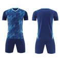 thumbnail image 1 of Fsqjgq Baby Boy Clothes Boys Fashion Outfits Baby Boy Summer Clothes Childrens Football Set Absorb Sweat Breathable Training Team Football Tee Shorts Clothing Sets Unisex Clothes, 1 of 4