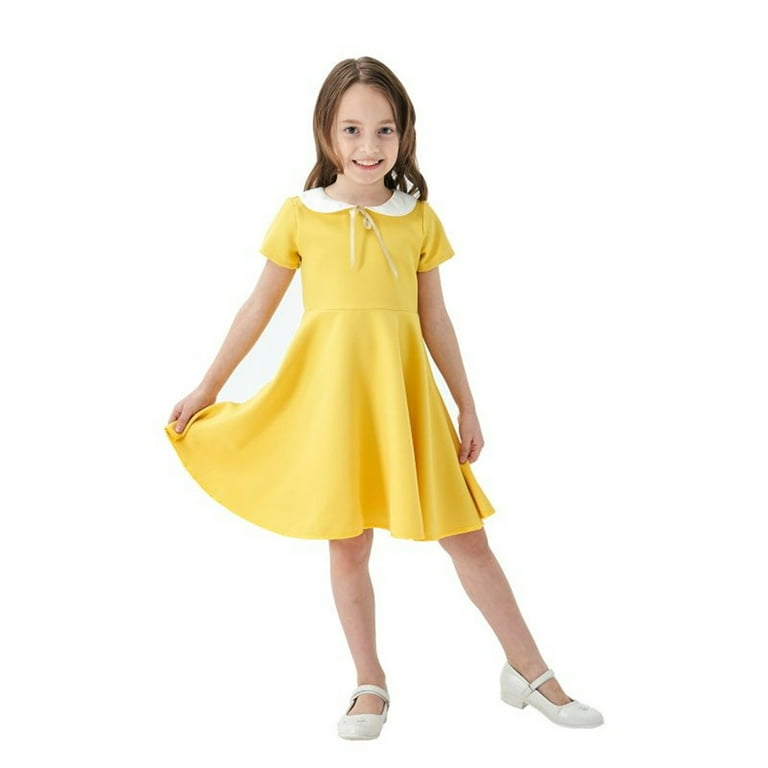 Fsqjgq Baby Girl Clothes Easter Dresses for Kids Cute Girls Size