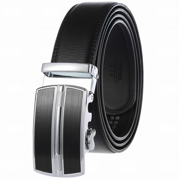 Fsqjgq Belts for Women Elastic Waist Band Black Dress Pants Men Belt Men 's Coffeewhide Belt Automatic Buckle Waistband 48 Inch Belt Casual Belts Automatic Buckle Male