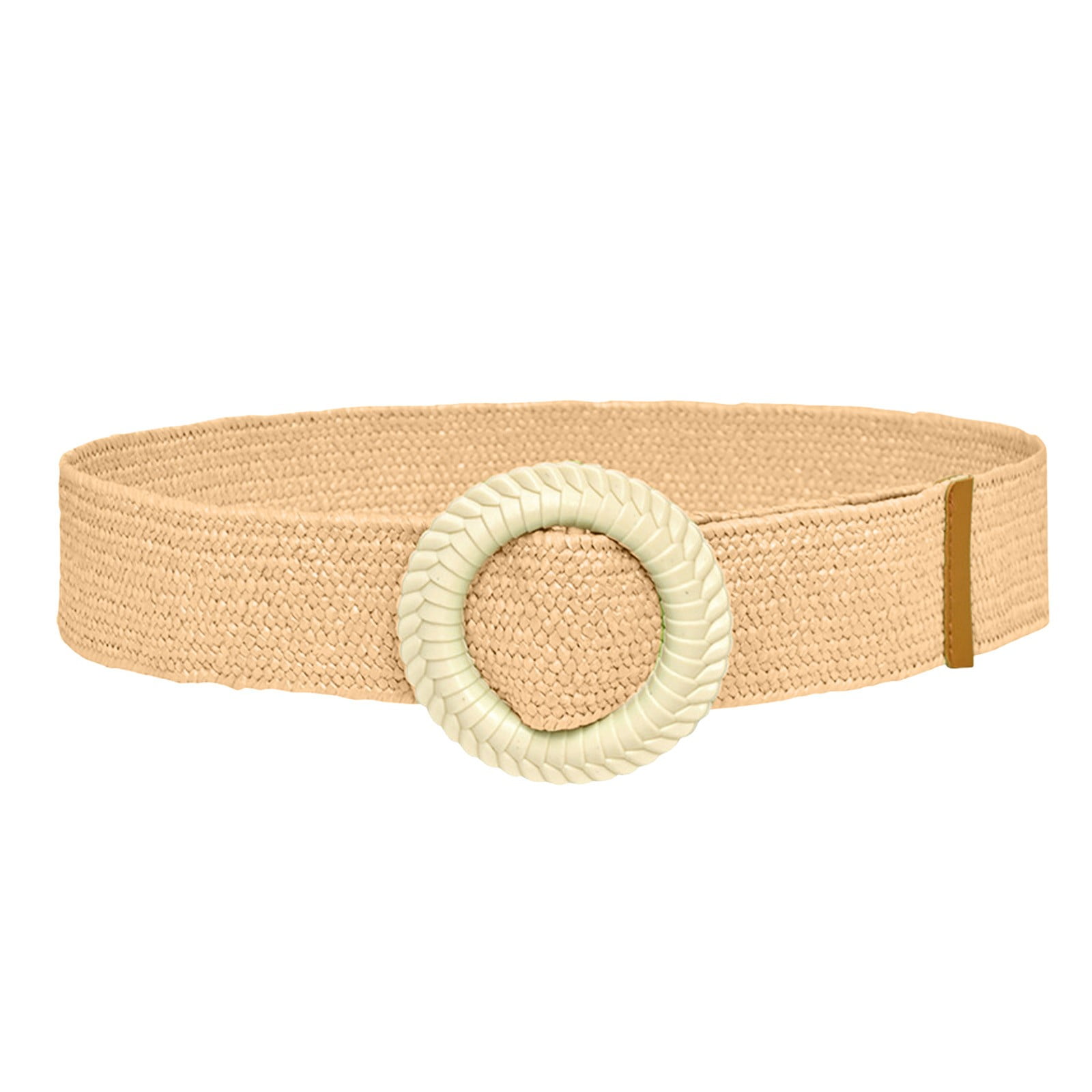 Fsqjgq Belts for Women Elastic Waistband Work Belts for Men Women Solid