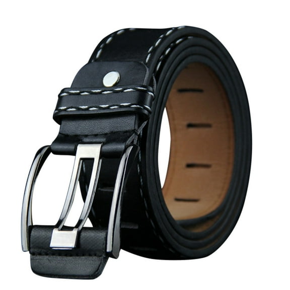 Fsqjgq Belts for Women Waist Band Dress Belt Fashion Mensleather Smooth Girdle Buckle Waistband Waistband Leisure Belt Strap Male