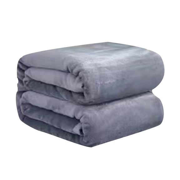 Fsqjgq Blanket Super Soft Cozy Throw Blanket Large Dark Gray Lightweight Comfy Fuzzy Flannel Blanket Warm Plush Blankets