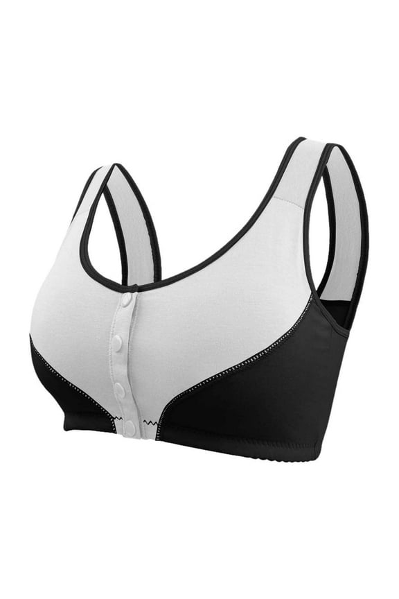 Bras for Women Underwear Nursing Bras Large Size Womens Sports Bras Womens Tank Tops Front Side Buckle Lace Edge Without Steel Ring Movement Seamless Gathering Adjustment Yoga Sleep Large Bra