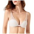 thumbnail image 1 of Fsqjgq Bras for Women Underwear Sports Bras Gym Bralettes Triangle Bralette U Shaped Backless Mesh Sexy Thin Shoulder Straps Gathered Bra Underwear Bra Push Up Bra Seamless Sports Bras Yoga Tops, 1 of 6
