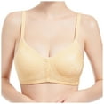 thumbnail image 1 of Fsqjgq Bras for Women Underwear Sports Bras High Support Gym Bralettes T Shirt Bras for Women Sexy Front Button Shaping Cup Adjustable Shoulder Strap Large Size Underwire Bra Push Up Bra Wireless Bra, 1 of 7