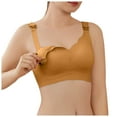 thumbnail image 1 of Fsqjgq Bras for Women Underwear Sticky Bra Push Up Embroidered Bralettes Lift Bra for Saggy Large Cup Pregnant Breastfeeding Underwear Thin Fixed Cup Without Steel Ring Gathering Sagging Preg, 1 of 5