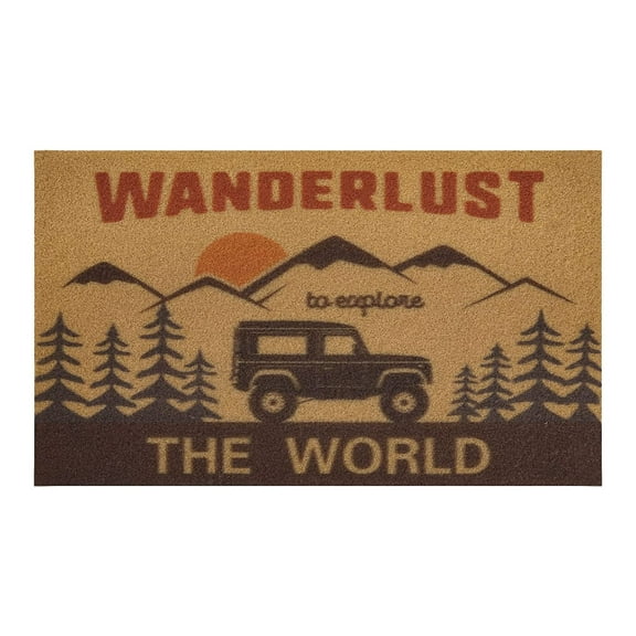 Fsqjgq Carpet Welcome Doormats Sweet Letters Floor Mats Indoor and Outdoor Entryway Non Slip Polyester Bathroom Kitchen Entry Rug,16"x 24" 1 Piece B