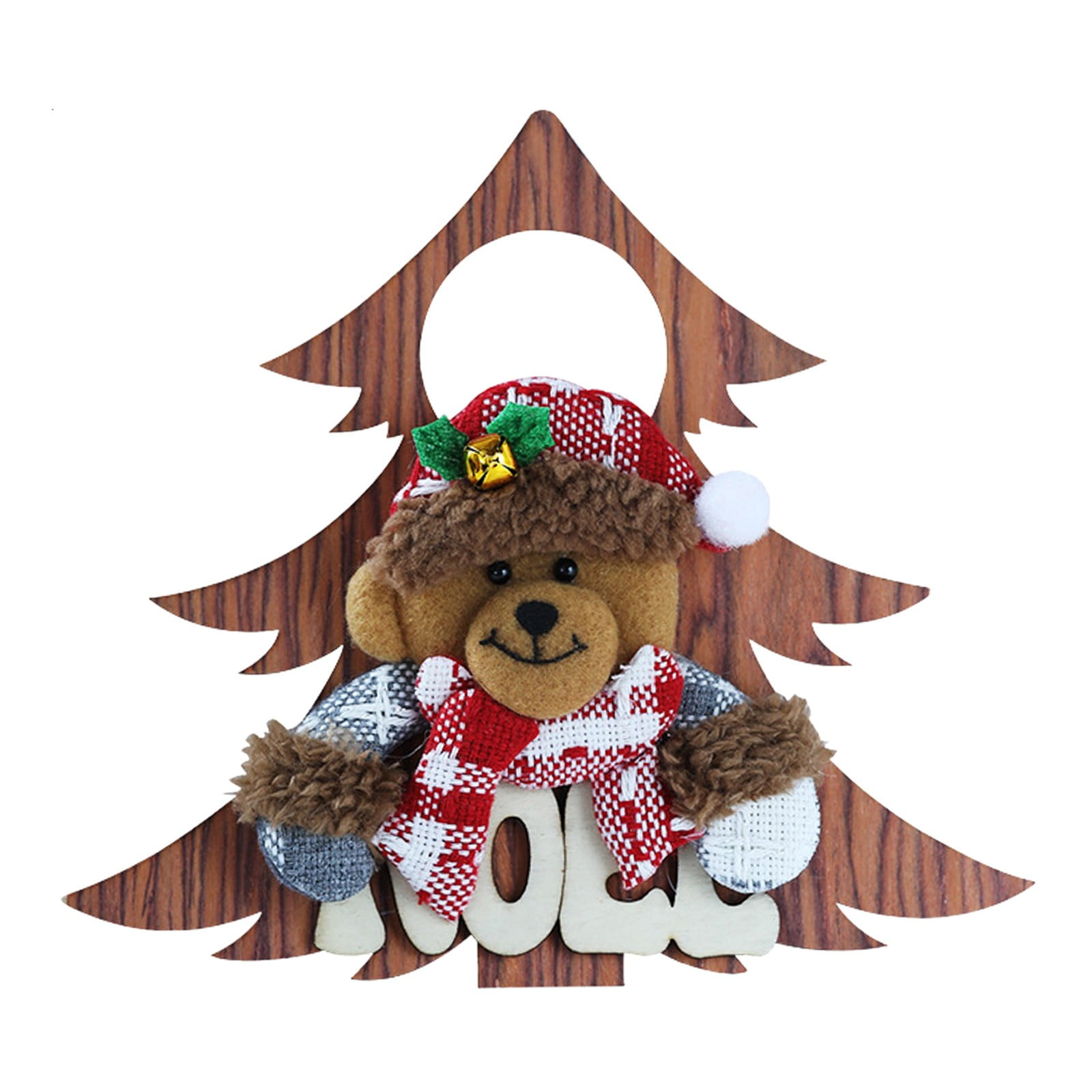 Fsqjgq Christmas Decorations Funny Christmas Tree and Doorknob