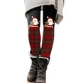 thumbnail image 1 of Fsqjgq Christmas Leggings for Women Holiday Xmas Plaid Printed Long Boot Pants Sports Running Tights Yoga Workout Leggings M, 1 of 4