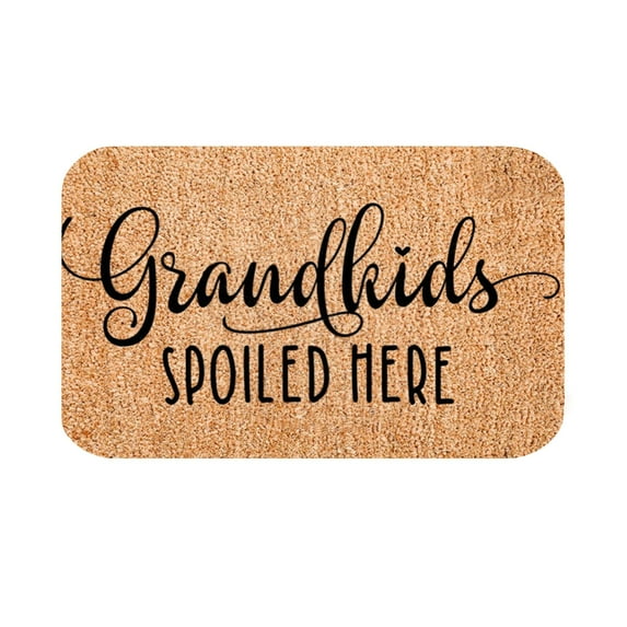 Fsqjgq Creative Carpet Area Rugs Cute Doormat Door Door Mats Outside Welcome for Front Mats Bathroom Products White