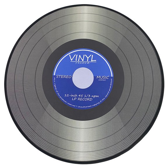 Fsqjgq Creative Carpet Area Rugs Door Rugs Record Printed Soft Fabric Round Floor Mat Carpet Room Area Bedroom Rug Silver