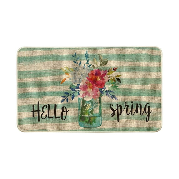 Fsqjgq Creative Carpet Area Rugs Indoor Mat 1Pcs Spring Summer Mats Floor Mats Holiday Mats Welcome Door Mats Polyester Door Mats St. Patricks Day 1Pcs Floor Mats