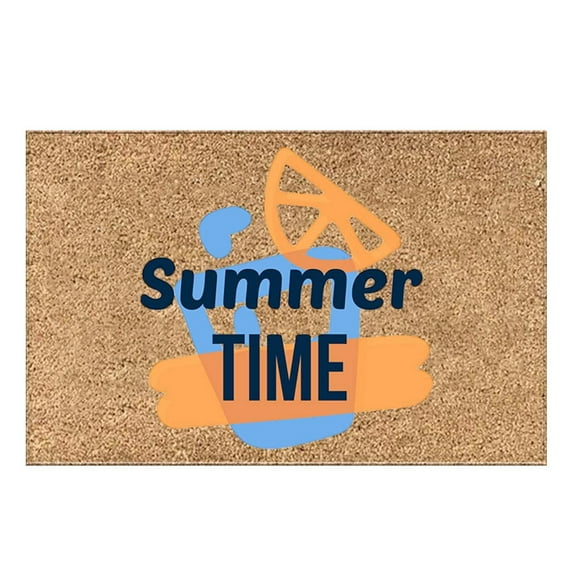 Fsqjgq Door Mat Carpet Extra Large Outdoor Doormats Colorful Summer Doormats Cute Sun Printed Welcome Doormats Non Slip Floor Mats Polyester Bathroom Rugs Carpet Area Rugs Kitchen Mat