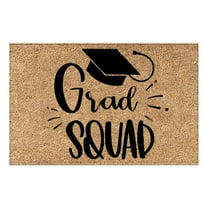 Fsqjgq Door Mat Carpet Outdoor Rug 3X5 Funny Welcome Doormats 2024 Graduation Entrance Doormat Indoor Door Mat Season of Graduation Non Slip Bathroom Rugs Polyester Carpet Area Rugs,16"x 24" 1pc