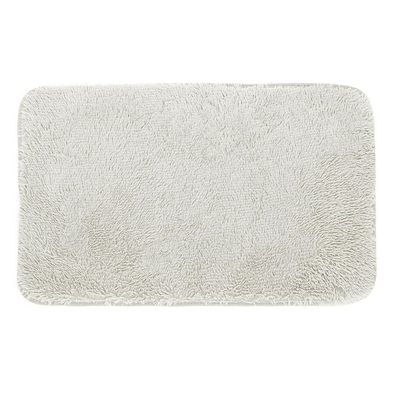 Fsqjgq Durable Carpet Area Rugs Indoor Front Door Mat Carpet Welcome Decoration Day Room Living Doormats Carpet Home Carpets Bathroom Products Long Hair 40X60Cm White