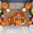 thumbnail image 1 of Fsqjgq Fall Welcome Doormats Thanksgiving Funny Bathroom Rugs Fall Decorations for Home Polyester Carpet for Kitchen Bedroom,16"x 24" 1 pc, 1 of 5