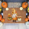 thumbnail image 1 of Fsqjgq Fall Welcome Doormats Thanksgiving Funny Bathroom Rugs Fall Decorations for Home Polyester Carpet for Kitchen Bedroom,16"x 24" 1 pc, 1 of 5