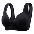 thumbnail image 1 of Fsqjgq Front Closure Wireless Bras for Women Large Size Underwear Thin Lightweight Gathered Push Up Bra Full Coverage Sports Bra Comfort Sleep Bralettes 42, 1 of 3