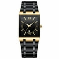 thumbnail image 1 of Fsqjgq Gold Watches for Men Waterproof Stainless Steel Mesh Band Quartz Wristwatch Business Dress Watch D, 1 of 9