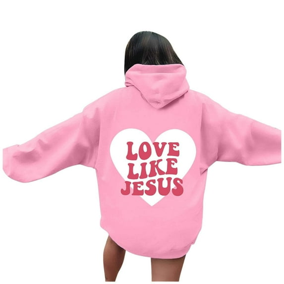 Fsqjgq Hoodie Sweatshirt Fashion Hoodies for Women Fall Clothes for Women Graphic Hoodies for Women Cute Pullover Preppy Sweatshirts Letter Printed Hooded Tops Fall Winter Clothes Fall Fashion Outfit