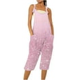 Fsqjgq Jumpsuits for Women Plus Size Rompers Clothes Maternity Pants