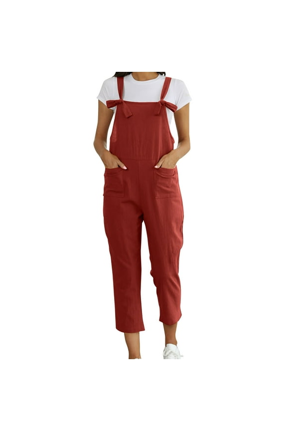 Jumpsuits for Women Summer Rompers Bodysuit Petite Jumpsuits for Women Washed Linen Bib Jeans Overalls Casual Ripped Linen Jumpsuits Rompers Bib Overalls Jumpsuits Wide Leg Jumpsuits Overal